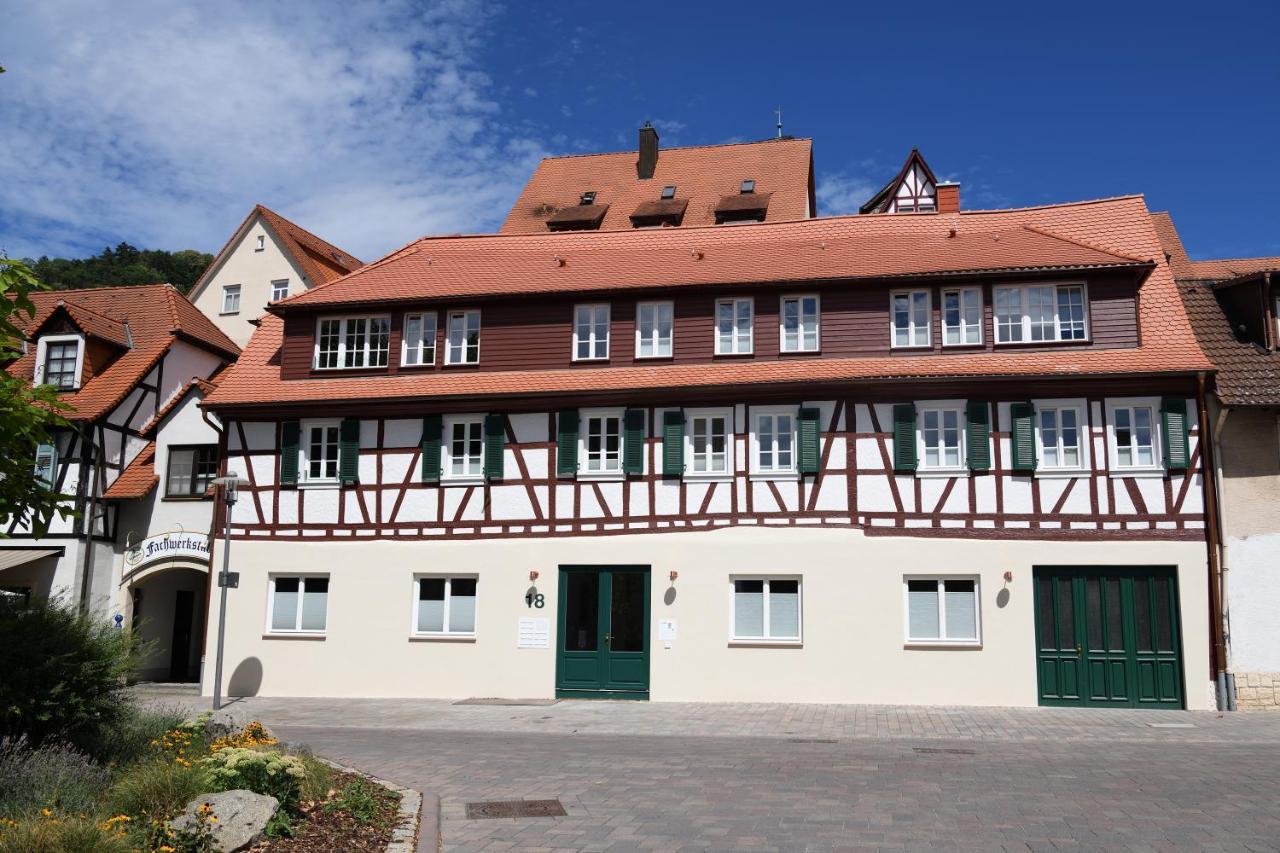 Das Schiefe Haus Wohnung Starkenburg Heppenheim  Exteriér fotografie