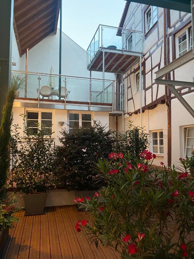 Das Schiefe Haus Wohnung Starkenburg Heppenheim  Exteriér fotografie